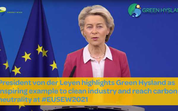 Chairman of the European Commission mentions hydrogen project Green Hysland
