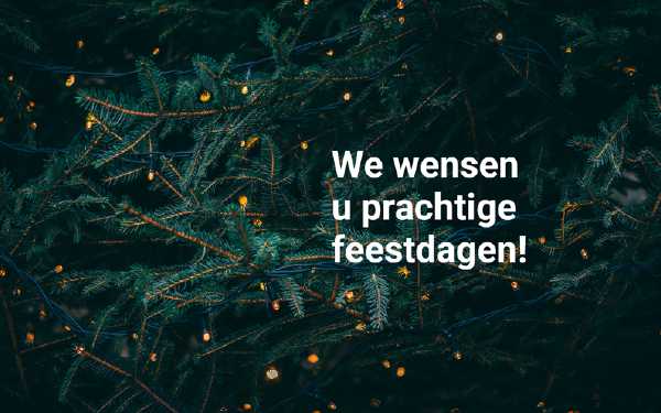 We wensen u prachtige feestdagen!